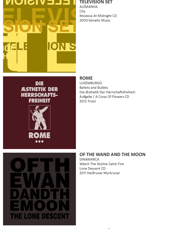 Televisoin Set, Rome, Of The Wand And The Moon